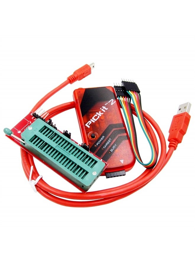 Bolsen 1set PICKIT2 Programmer + PIC ICD2 PICKit 2 Programming Adapter Universal Programmer Seat - Image 1