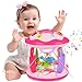 Avesa Baby Toys 612 Months Girl Gifts Babies Ocean Rotating Light Up Musical Toys for Toddlers 1 2 Year Old Crawling Learning Infant Toy 6 7 8 9 10 11 12 Months Old Baby Girl Gift Pink - Image 3