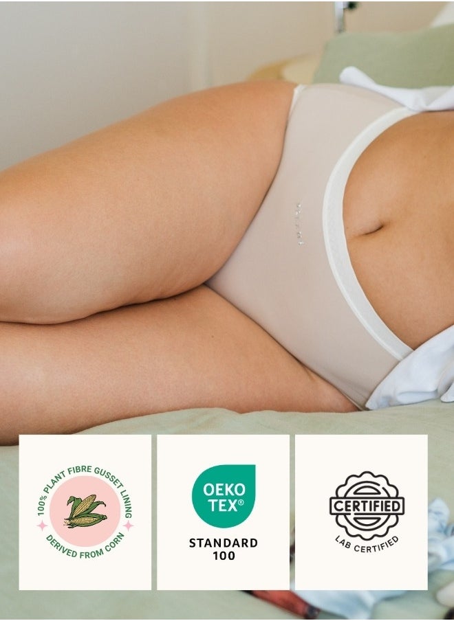 Intimate Queen Corn Bae Lacy Boyshorts – CloudSoft Luxury, Made from Corn Fiber | Soothes Skin, No Roll-Ups (Pack Of 3)  - Image 5