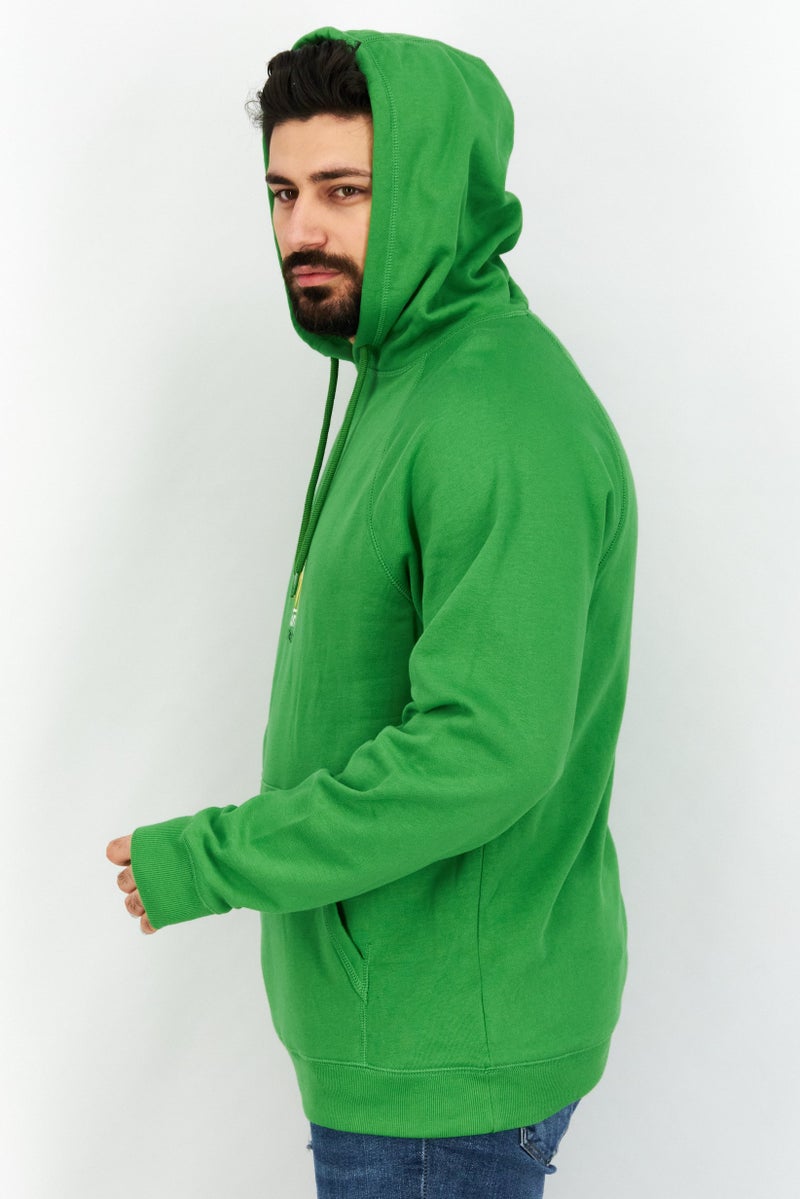 VANS Men Graphic Long Sleeve Hoodie, Green - Image 4