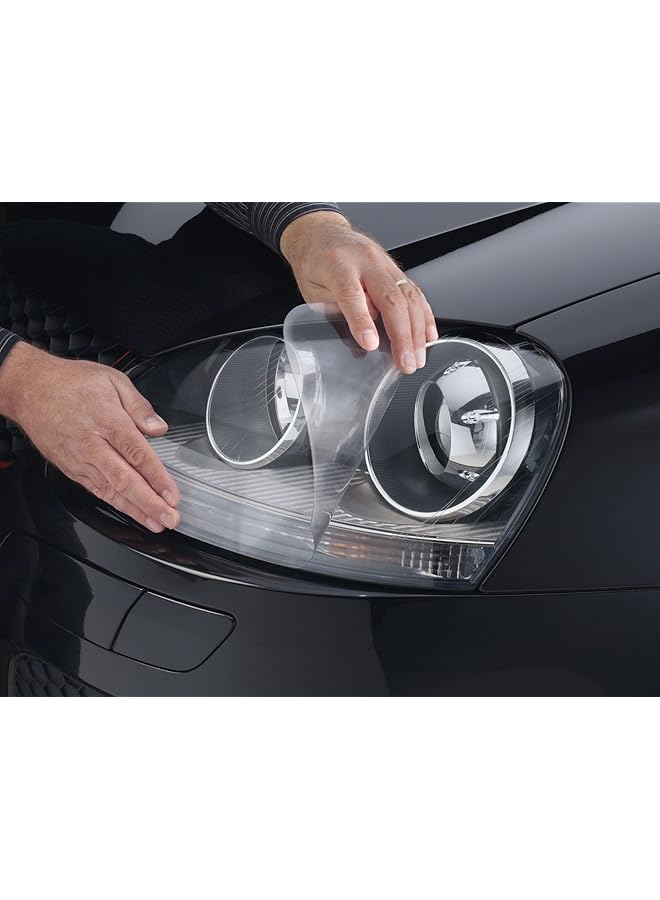 3 اكس ار لفة فيلم حماية المصابيح الأمامية لسيارة واحدة - لون شفاف (عبوة من قطعتين) - Image 2