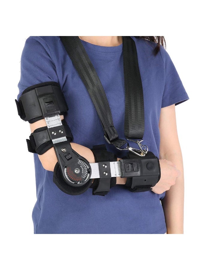 دعامة كوع قابلة للتعديل مع حمالة تثبيت - دعم تأهيلي مريح لكسور الكوع والتعافي اليومي - Image 1