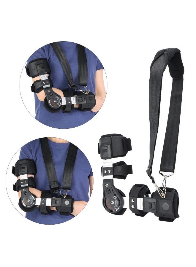 دعامة كوع قابلة للتعديل مع حمالة تثبيت - دعم تأهيلي مريح لكسور الكوع والتعافي اليومي - Image 3