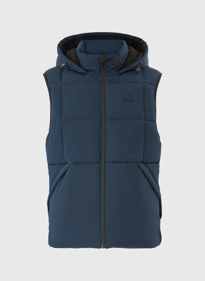 Matalan Blue Padded Gilet