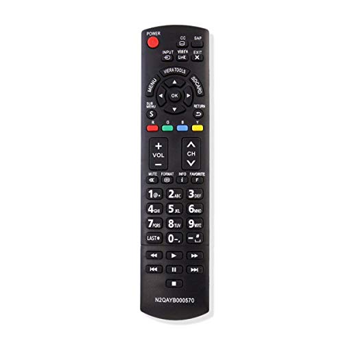 UBay New N2QAYB000570 Remote Replaced for Panasonic N2QAYB000570 TC-32LX34 TC-32LX44S TC-42PX34 TC-50PX34 TC-60PS34 TC-60PS34UA TC-L37E3 TC-L37U3 TC-L42E3 TC-L42E30 TC-L42U30 TV - Image 5