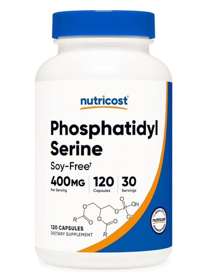 فوسفاتيديل سيرين 400 ملجم، 120 كبسولة