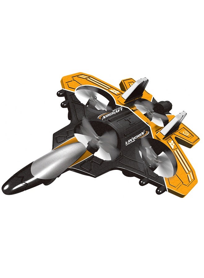 HALAMODO RC Plane Drone for Kids, Remote Control Airplane Fighter Jet with LED Light, Auto Hover, 360°Flip, Easy-to-Fly Helicopter Toy for Beginners - Image 3