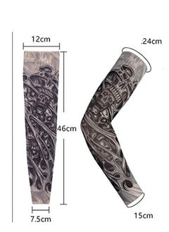 Generic One Piece Unisex Arm Sleeve Cover, Sun Uv Protection, Cooling, and Warming, Tattoo Sunscreen  - Image 3