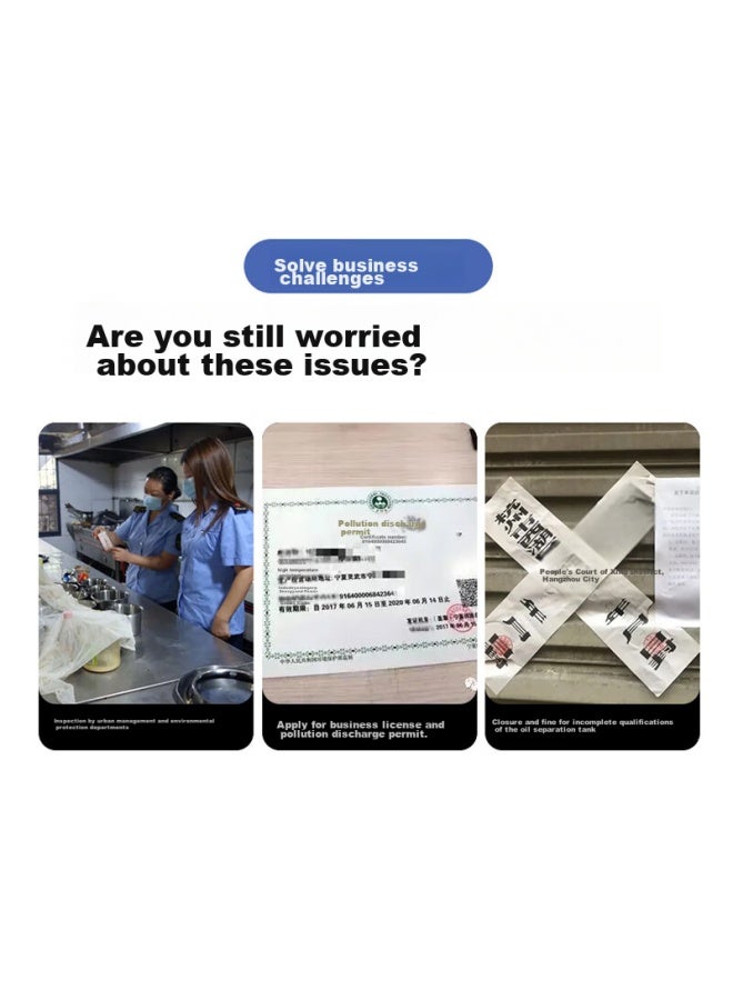 Dipple فاصل زيت-ماء، مصيدة شحوم من الفولاذ المقاوم للصدأ للمطاعم، فلتر زيت تجاري لمعالجة مياه الصرف الصحي - Image 5