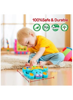 Generic Educational Baby Musical Toys - Light Up Baby Toys Piano Keyboard - Toddler Piano with 5 Numbered Keys - Plays Songs and Music Memory Game Smart Baby Elephant Piano  - Image 4