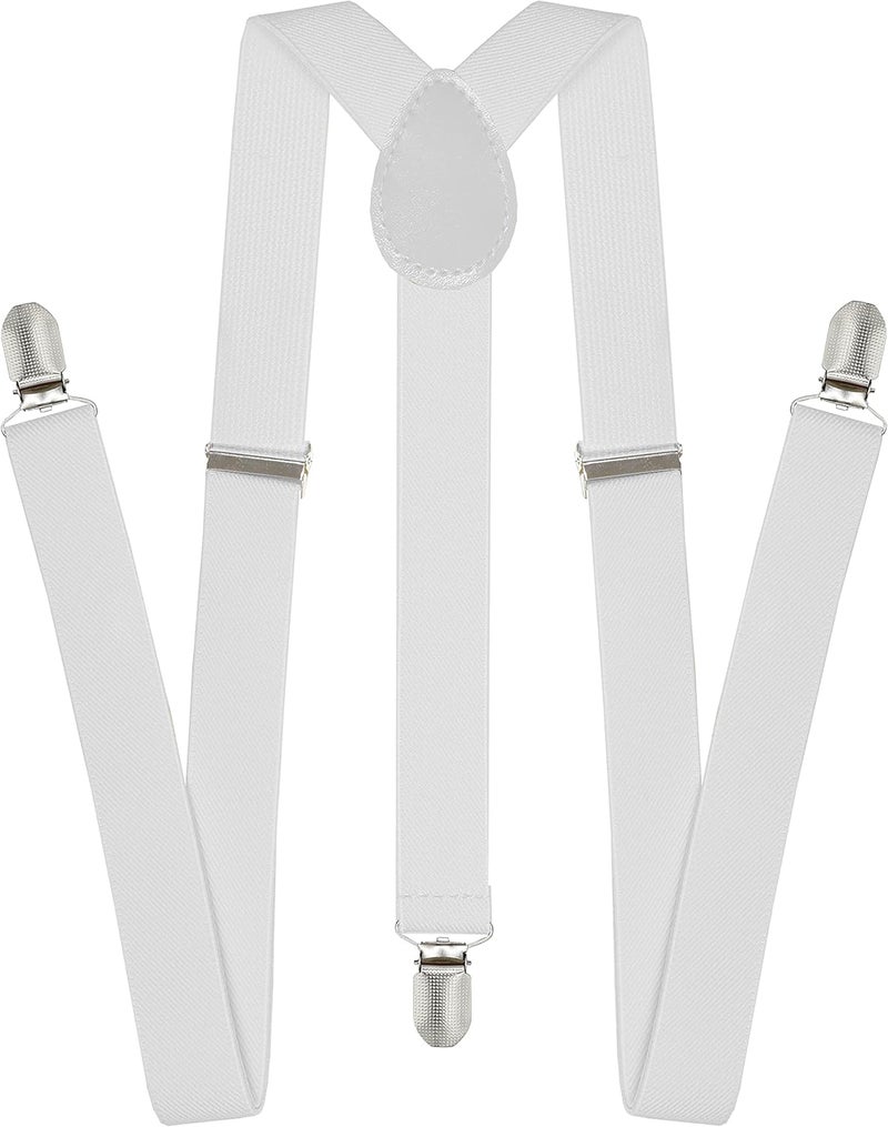 DIBI Suspenders for Men - Adjustable Y Back Mens Suspenders with 3 Heavy Duty Strong Clips - Image 1