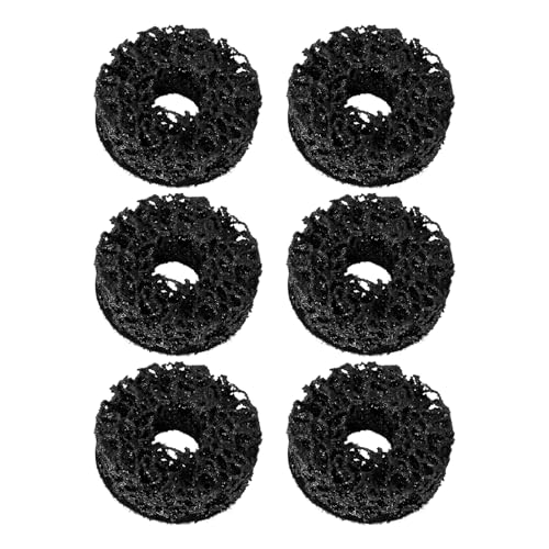 CuraceQ 6PCS Wheel Hub Cleaning Pads 2 Durable Nylon Web Pads Wheel Stud Cleaner Pads - Image 1