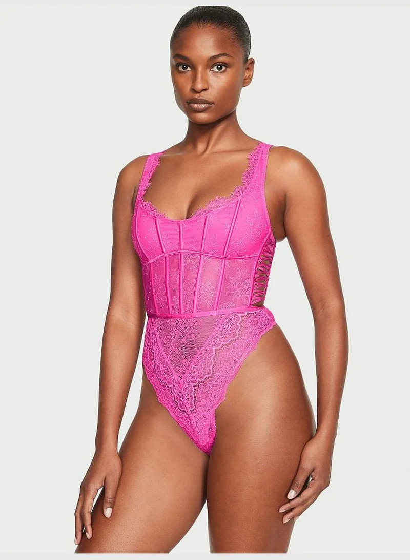 Victoria's Secret Dream Angels Wicked Corset Teddy