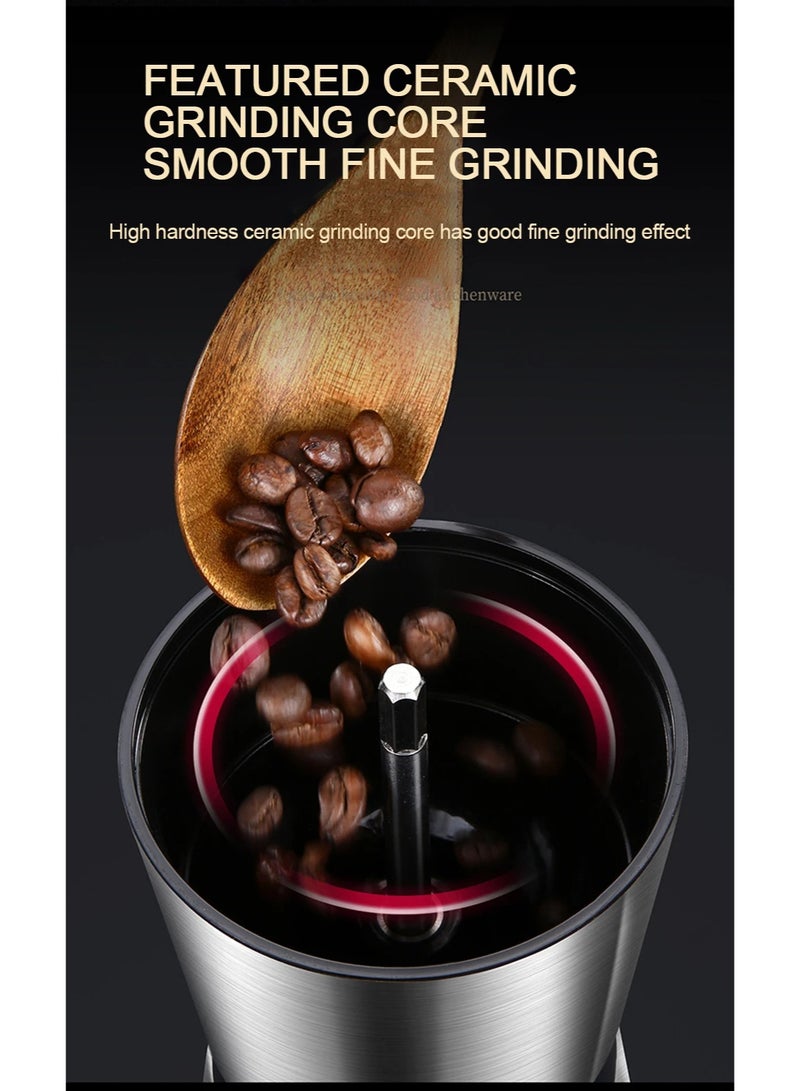 RVETEE 8 Gear adjustable Manual coffee grinder detachable portable grinding machine ceramic grinding core - Image 5