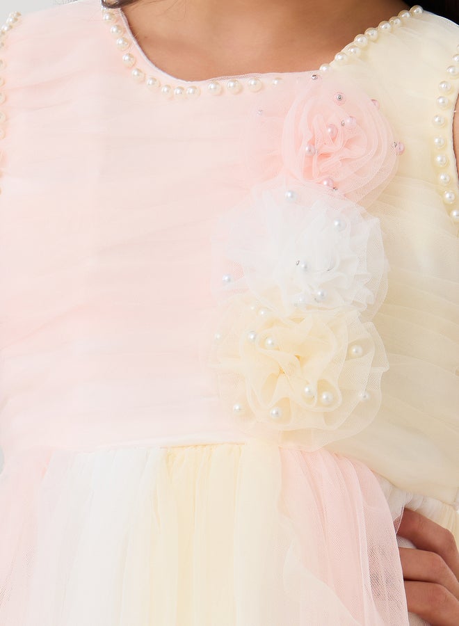 Styli Tulle Flower Dress  - Image 3