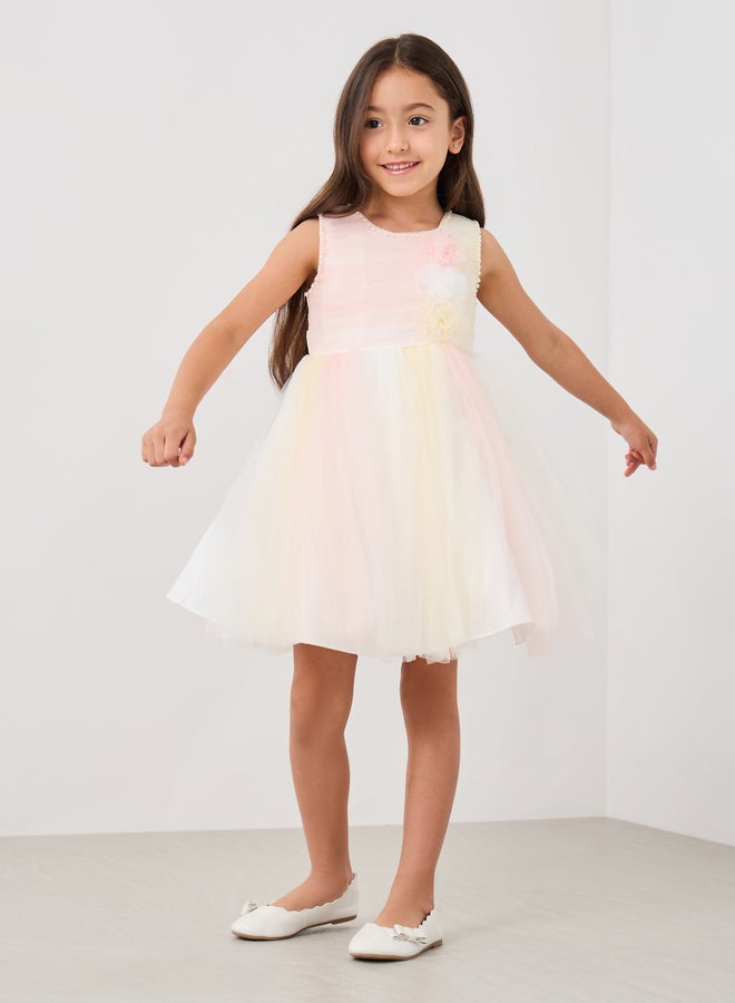 Styli Tulle Flower Dress  - Image 1