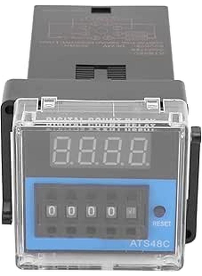 DC24V مؤقت زمني رقمي مع شاشة عرض LED مؤقت تأخير دورة تحكم أتمتة صناعية - Image 1