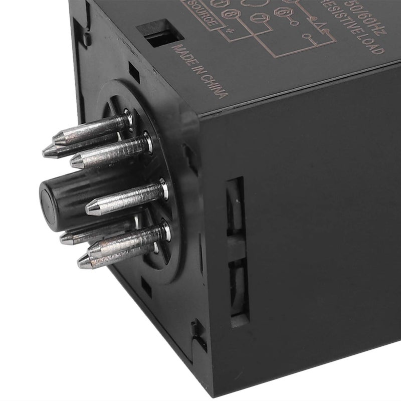 DC24V مؤقت زمني رقمي مع شاشة عرض LED مؤقت تأخير دورة تحكم أتمتة صناعية - Image 5