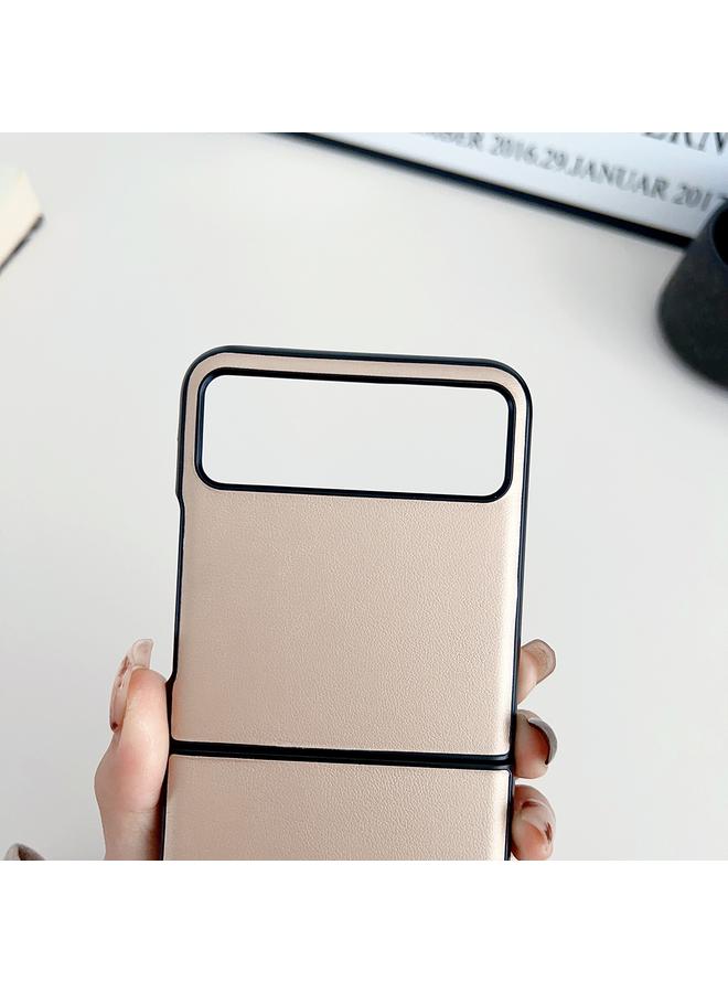 اس-توب جراب لهاتف موتورولا رازر 40 مصنوع من الجلد بلون سادة - Image 3