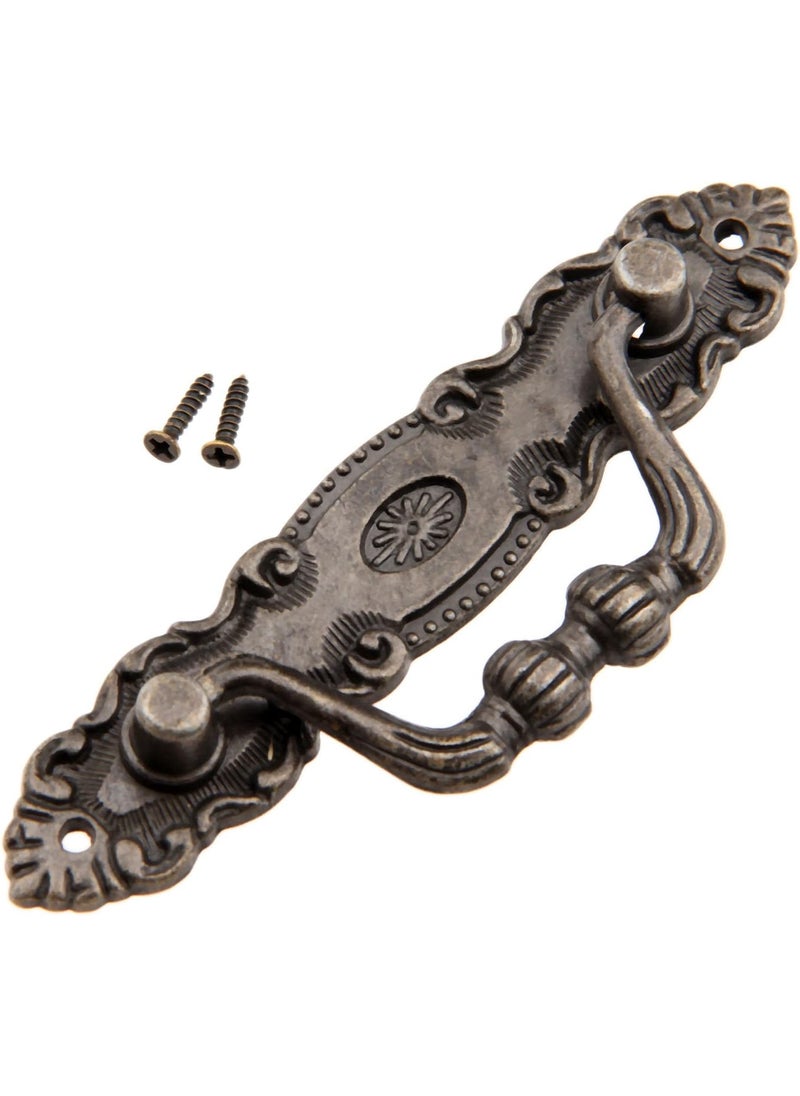 Dophee dophee Retro Decorative Lock Latch Hasps Pulls Handles Hinges and Corner Brackets Hardware Kit for Jewelry Box Cabinet Wooden Box Handcrafts Project  - Image 3