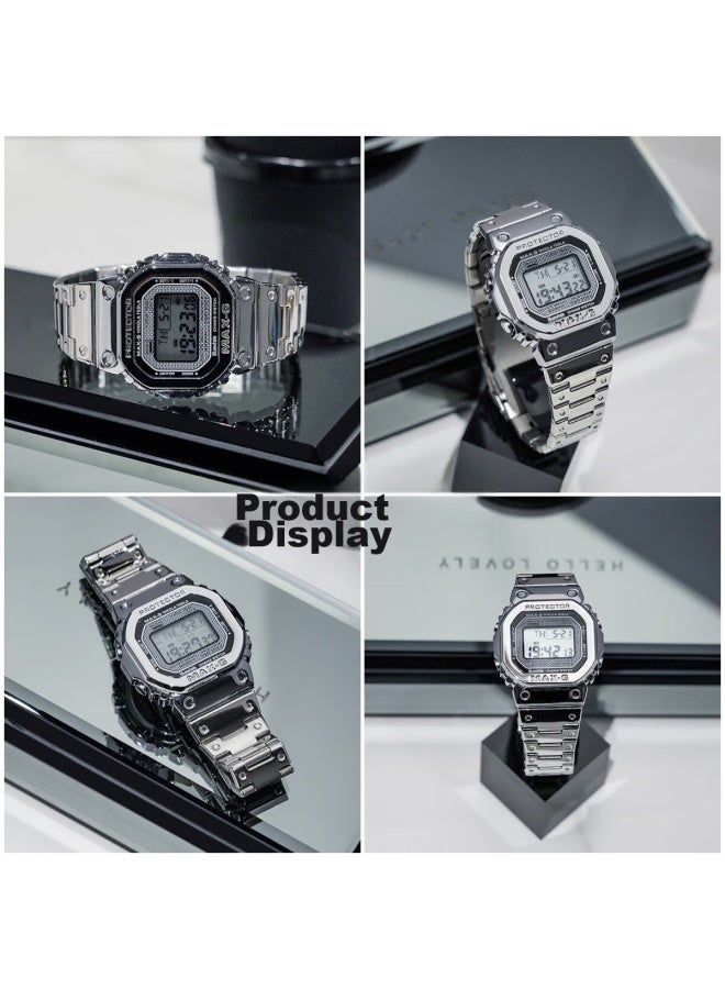 MAX-G Men'S Steel Heart Sports Waterproof Trendy Student Digital Watch, Birthday Gift For Boyfriend Or Husband - Image 5