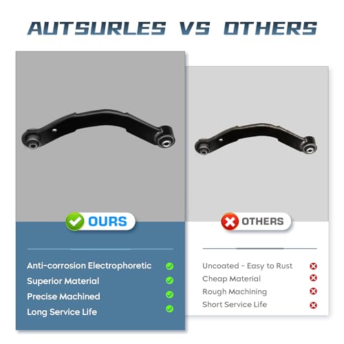 Autsurles 6 PCS Rear Suspension Kit for Jeep Compass Patriot 2007-2017, for Dodge Caliber 2007-2012 Rear Lower Control Arms + Upper Lateral Arms + Lower Rearward Lateral Toe Arms K641226 K641868 K641281 - Image 3