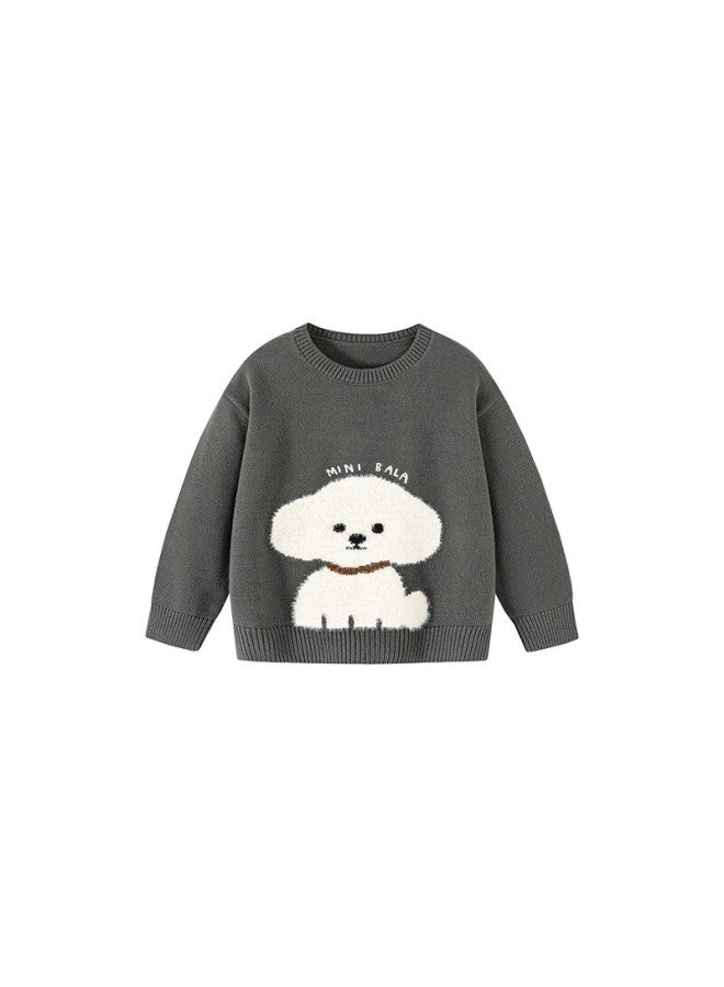 Minibala Kids Boys Girls Sweater Spring Baby Children's Soft Long Sleeve Warm Knit Jacket - Image 3