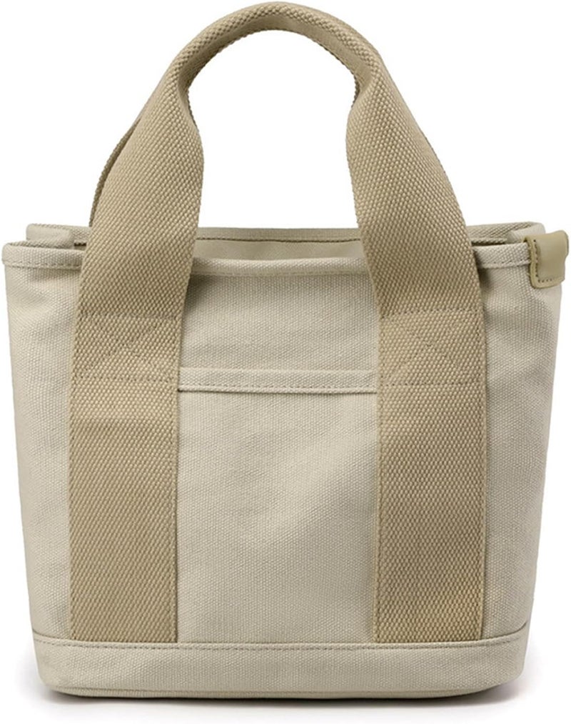 cheekyglo Large Capacity Multi-Pocket Handbag, Canvas Tote Bags Travel Bags Handbags With Zipper And Pockets for Women - Image 1