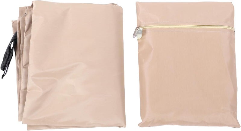 Jelquix Vehicle Side Shower Tent, Portable Privacy Awning Shower Tent, Oxford Khaki Car Side Room with Zipper Tie Down Straps, Ideal for Outdoor Camping, Bathroom & Changing Room - Image 4