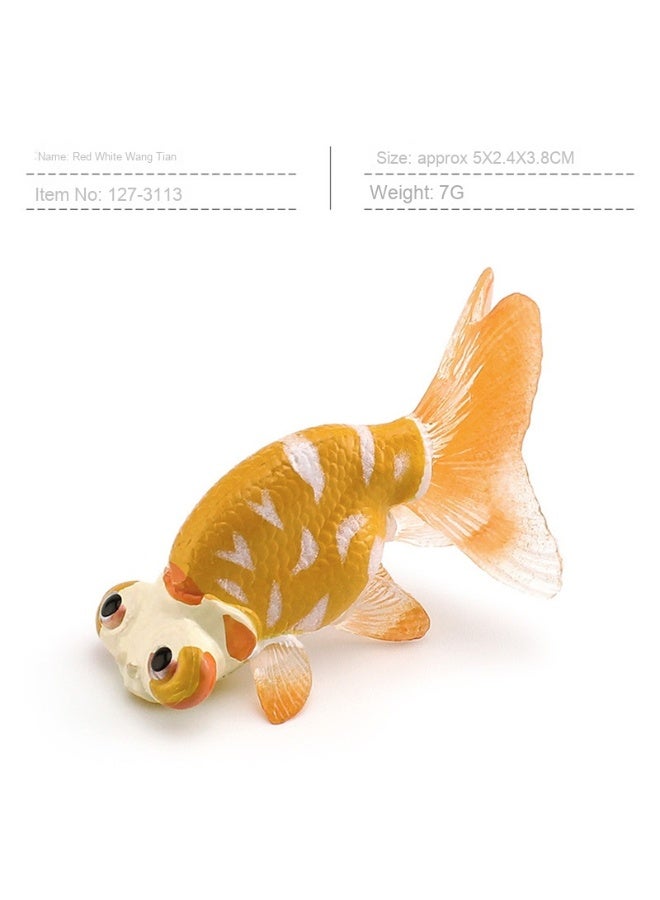 NIBEMINENT Realistic Goldfish Model - Educational Toy for Children and Home Decor
