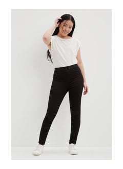 Petite Black High Waist Eden Jegging