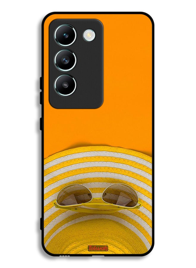 Tolwak Vivo Y100 4G Protective Case Cover Glasses Hat - Image 1