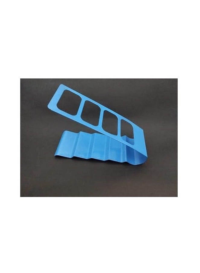 Remote Control Organizer - Plastic - Blue - منظم ريموت - بلاستك - ازرق - Image 1