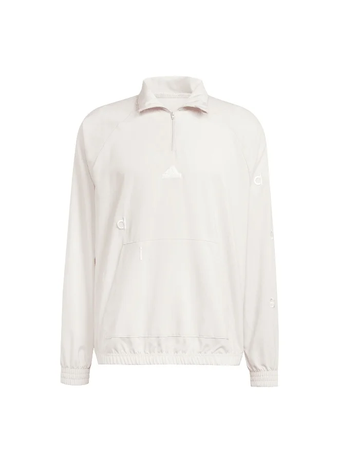 Adidas adidas Bl 1/2 Zip Q2 Pink Training Sweatshirts XS