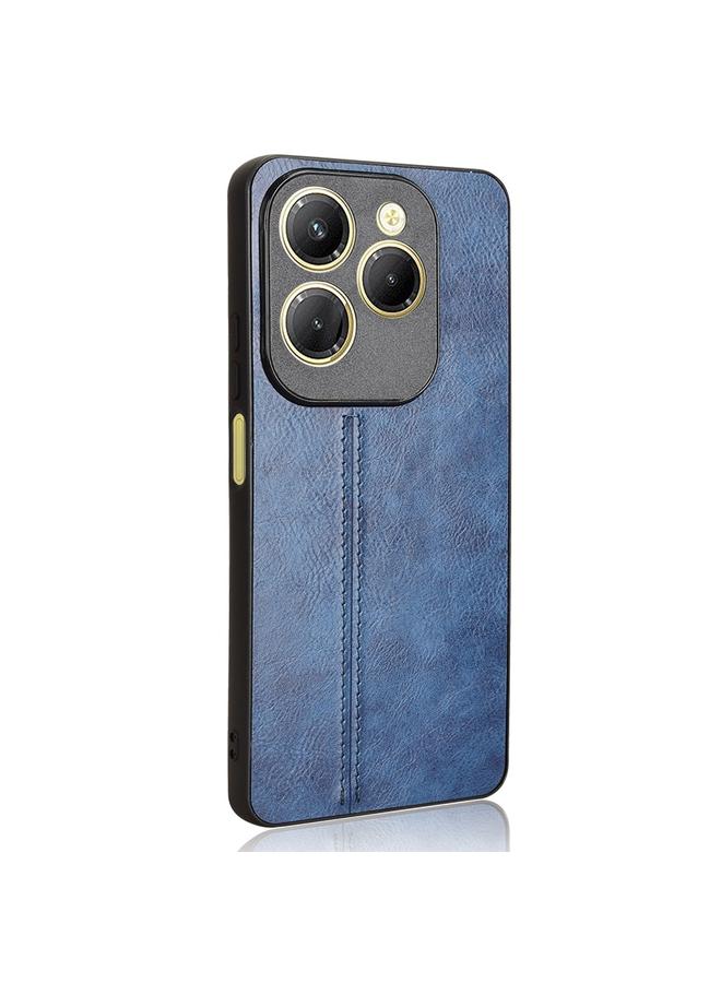 Green Tiger Case For Infinix Hot 40 4G / Hot 40 Pro 4G Cow Pattern Sewing Card Bag Phone Case - Image 4