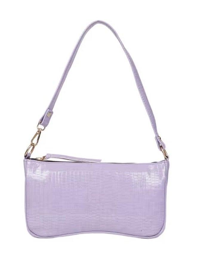 DANIEL CLARK The Series Beautiful Crossbody Purple Sling Bag For Women Ladies Handbag Single Shoulder Bag - Image 1
