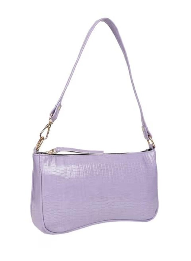 DANIEL CLARK The Series Beautiful Crossbody Purple Sling Bag For Women Ladies Handbag Single Shoulder Bag - Image 2