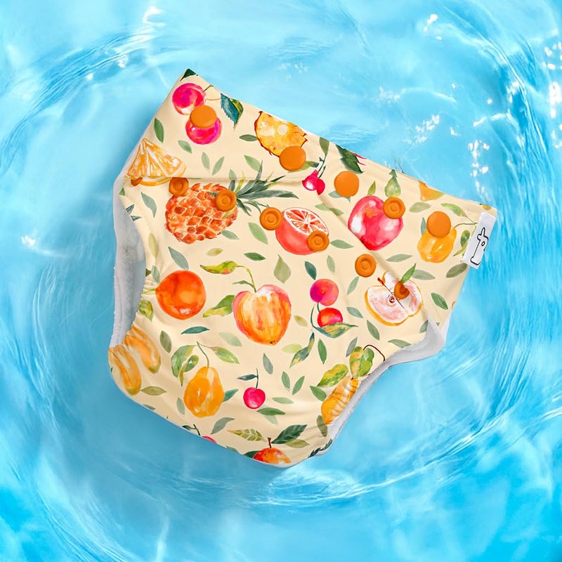 SuperBottoms Swimming Diapers for Babies & Toddlers - Reusable & Adjustable Swim Diapers - Washable Cloth Diapers - Skin Friendly Fabric - Easy to Clean - Fits 3M - 3Y - Image 4