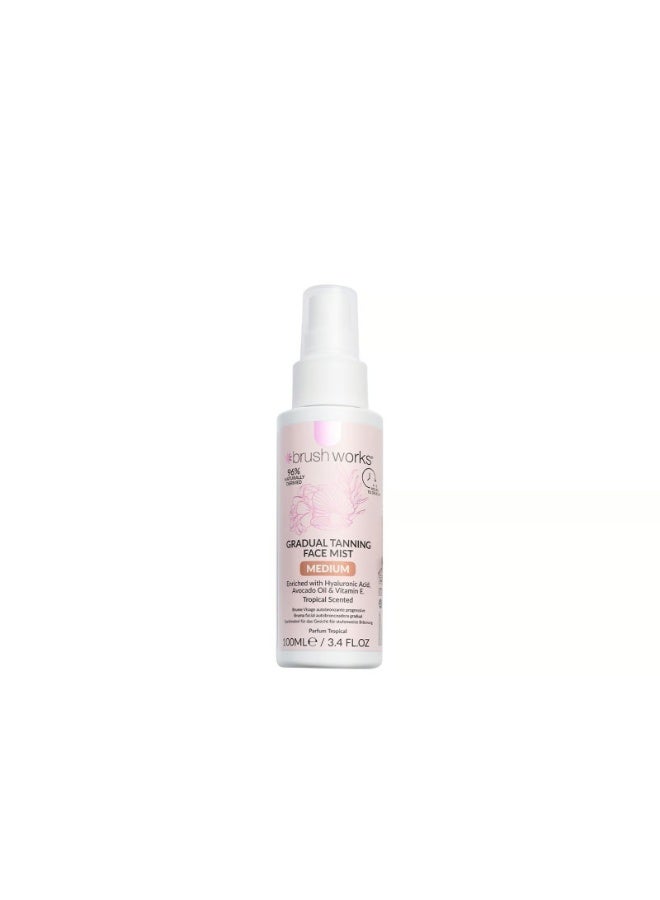 Brushworks Gradual Tanning Face Mist - Image 1