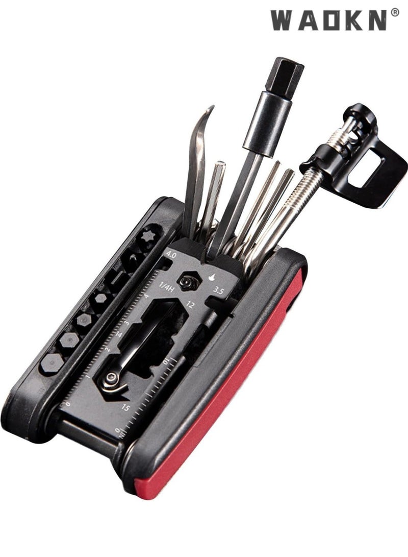 WAOKN Bicycle Repair Tool Set | Bicycle Chain Cutters, Repair Tools, Bicycle Wrenches, Folding and MTB Chain Breakers, Road Chain Repair - Image 1