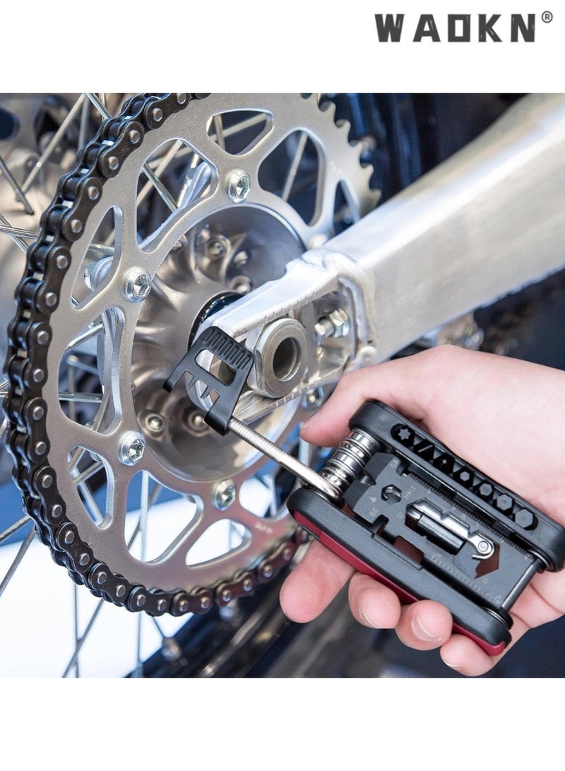 WAOKN Bicycle Repair Tool Set | Bicycle Chain Cutters, Repair Tools, Bicycle Wrenches, Folding and MTB Chain Breakers, Road Chain Repair - Image 3