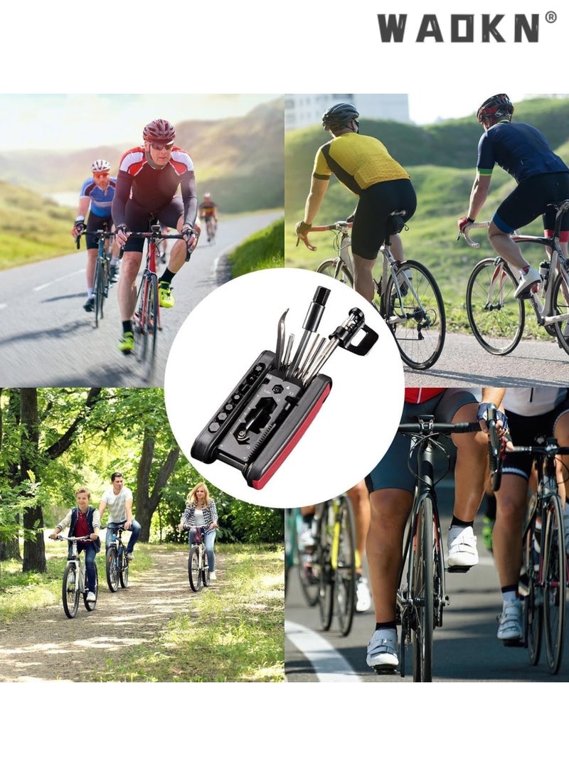 WAOKN Bicycle Repair Tool Set | Bicycle Chain Cutters, Repair Tools, Bicycle Wrenches, Folding and MTB Chain Breakers, Road Chain Repair - Image 4