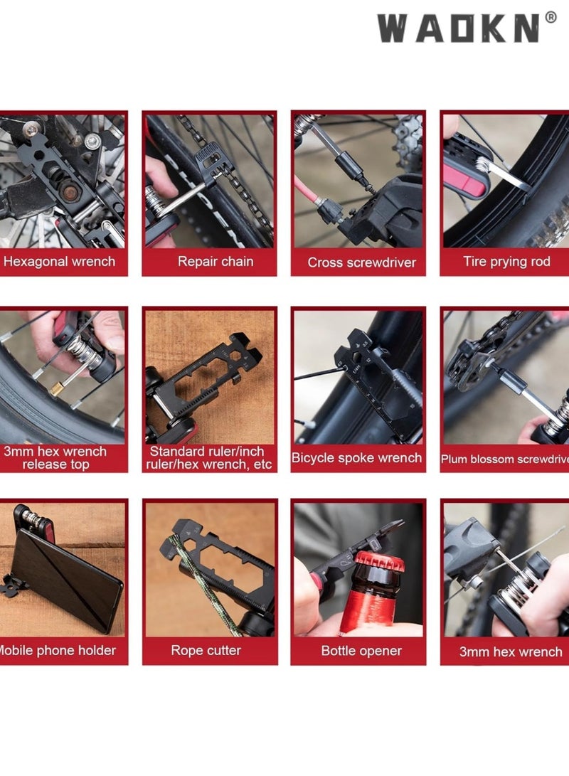 WAOKN Bicycle Repair Tool Set | Bicycle Chain Cutters, Repair Tools, Bicycle Wrenches, Folding and MTB Chain Breakers, Road Chain Repair - Image 5