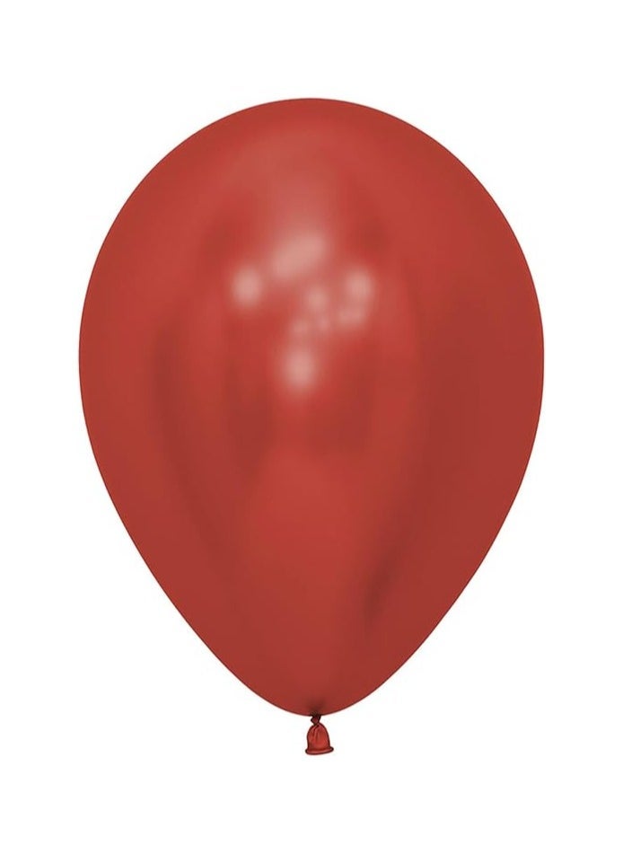 Sempertex Assorted Color Balloons Pack of Various Vibrant Colors Perfect for Birthdays Parties Weddings and Celebrations Durable Latex Balloons for Fun and Festive Event Decorations (Crystel Red) - Image 2