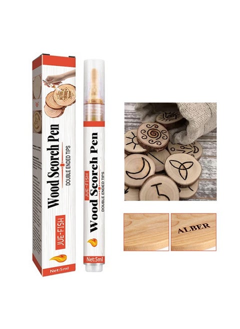 Wood Scorch Pen Doubler Ended Tips-  2PCS Scorch Heat Sensitive