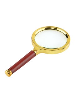 Large Size 10X Magnifying Glasses, Handheld Shatterproof Reading Magnifier, 60mm Magnify Glasses HD Optical Glass Len with Non-Slip Handle