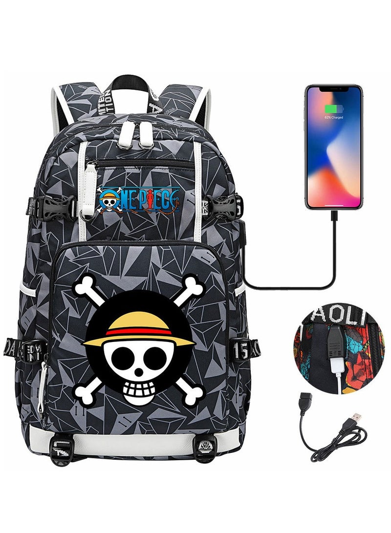 Printed Youth Large Capacity Men's and Women's Shoulders