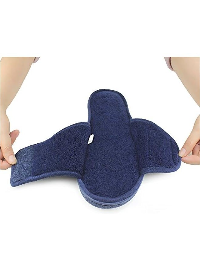 Adjustable House Slippers for Men Soft Open Toe Breathable Indoor Slip on Mens Slides Sandals with Memory Foam for Home Bedroom,All Seasons - Image 4