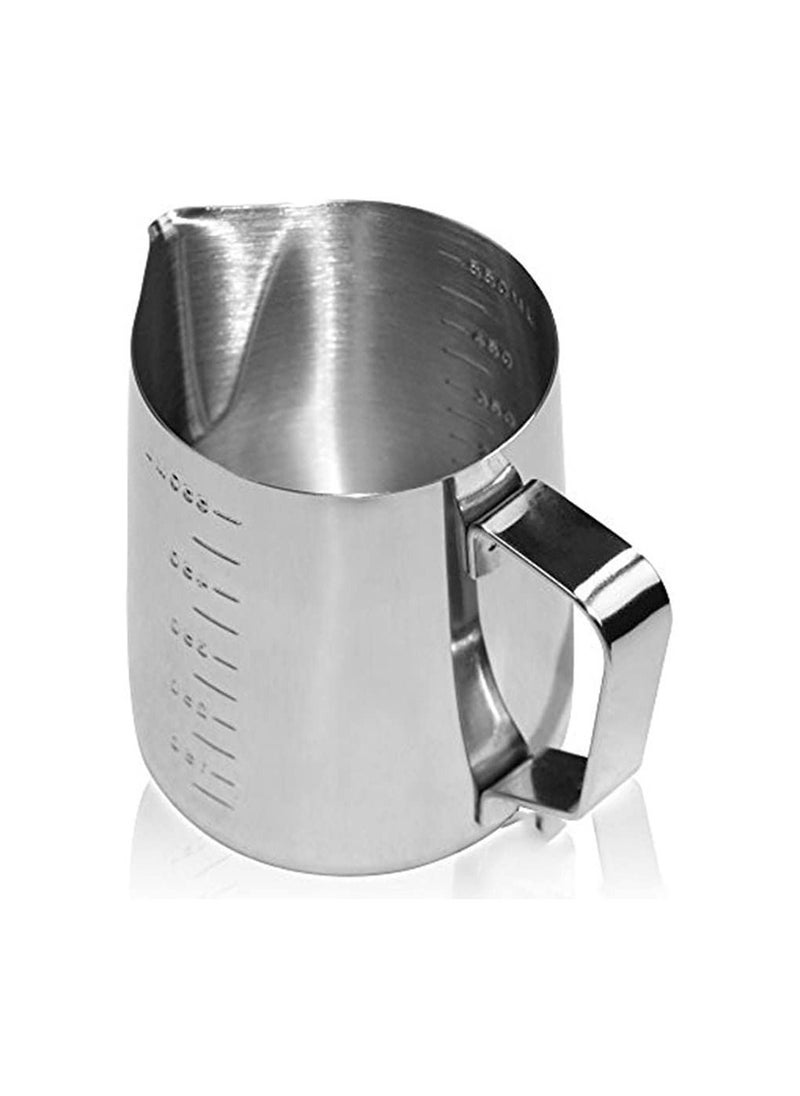 Generic - Milk Frothing Pitcher 550ML Cup With Scale Stainless Steel Coffee Jug for Cappuccino Machines Espresso Steaming Pitcher Latte Art - Image 1