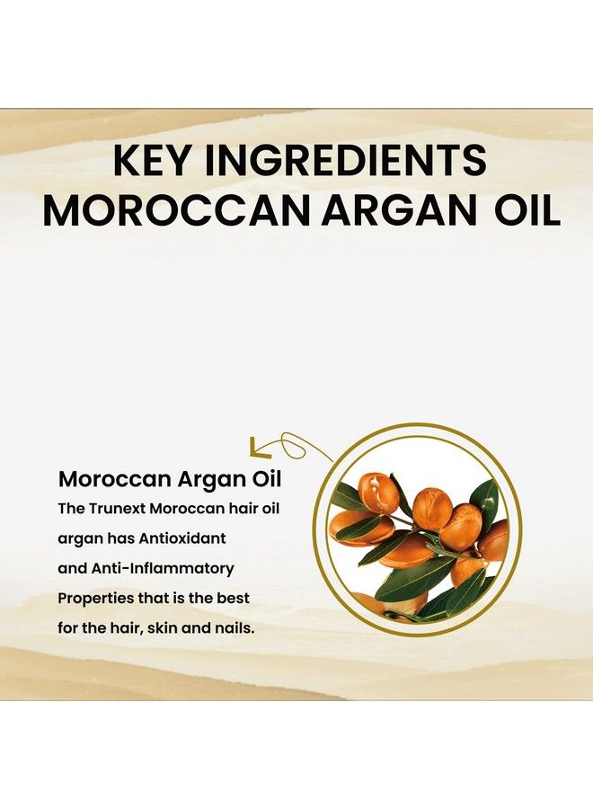 TRUNEXT Moroccan Argan Oil For Hair Pure Cold Pressed And 100% Organic Argon Oil To Revive Dry Damaged Repair Nourish And Protect Your Hair Lock 200 Ml - Image 5